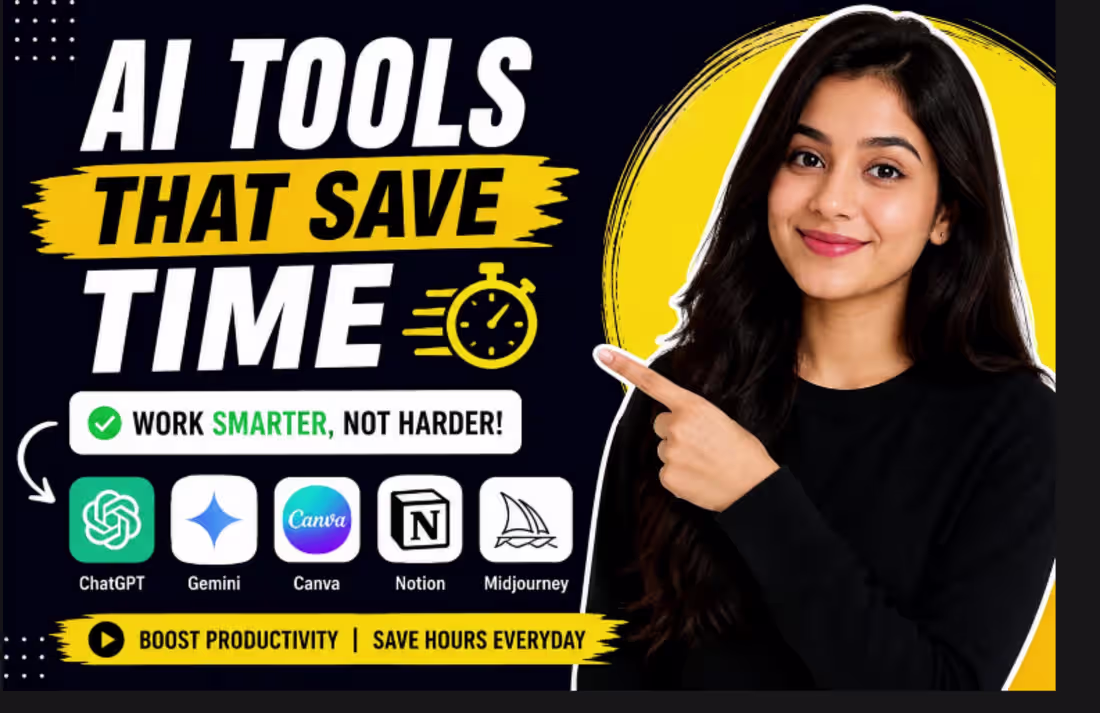 Cover image for AI Tools That Save Time