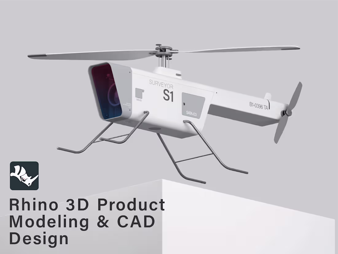 Cover image for Rhino 3D Product Modeling & CAD Design