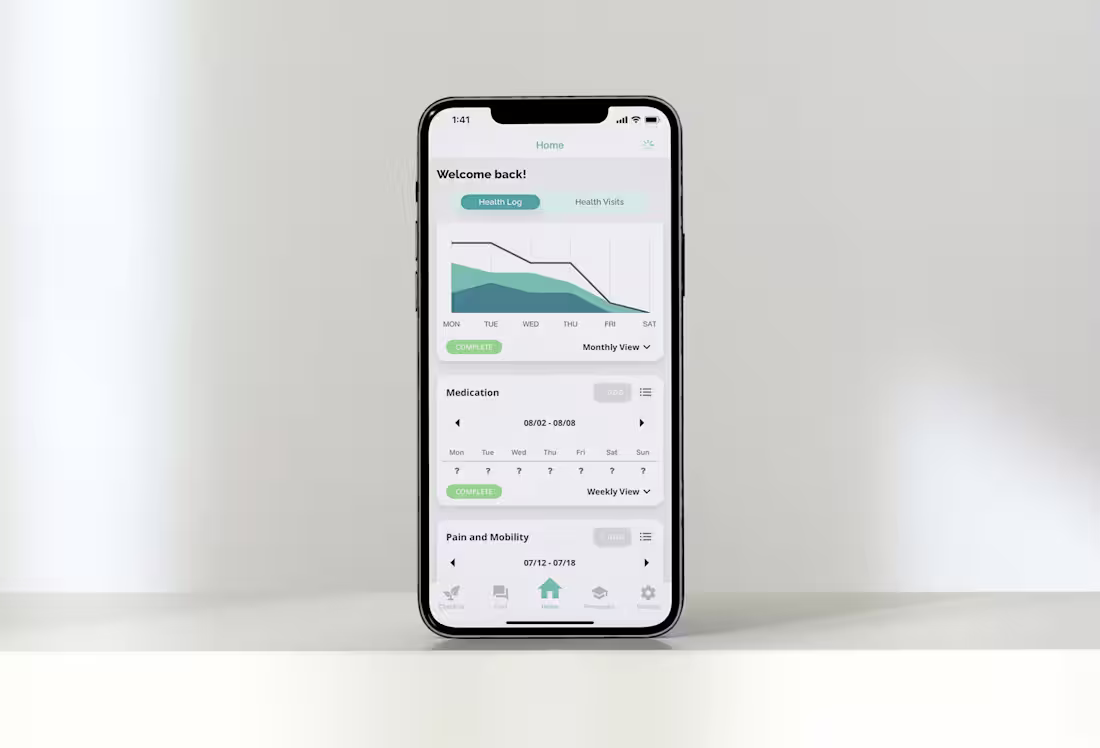 Cover image for Disease Management Tracker App: Product Design / UI-UX