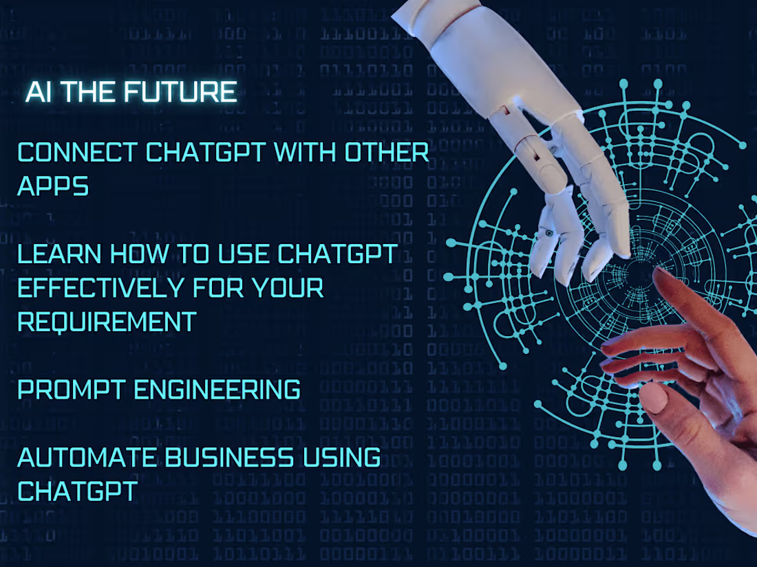 Cover image for Teach chatGPT for individual or business applications