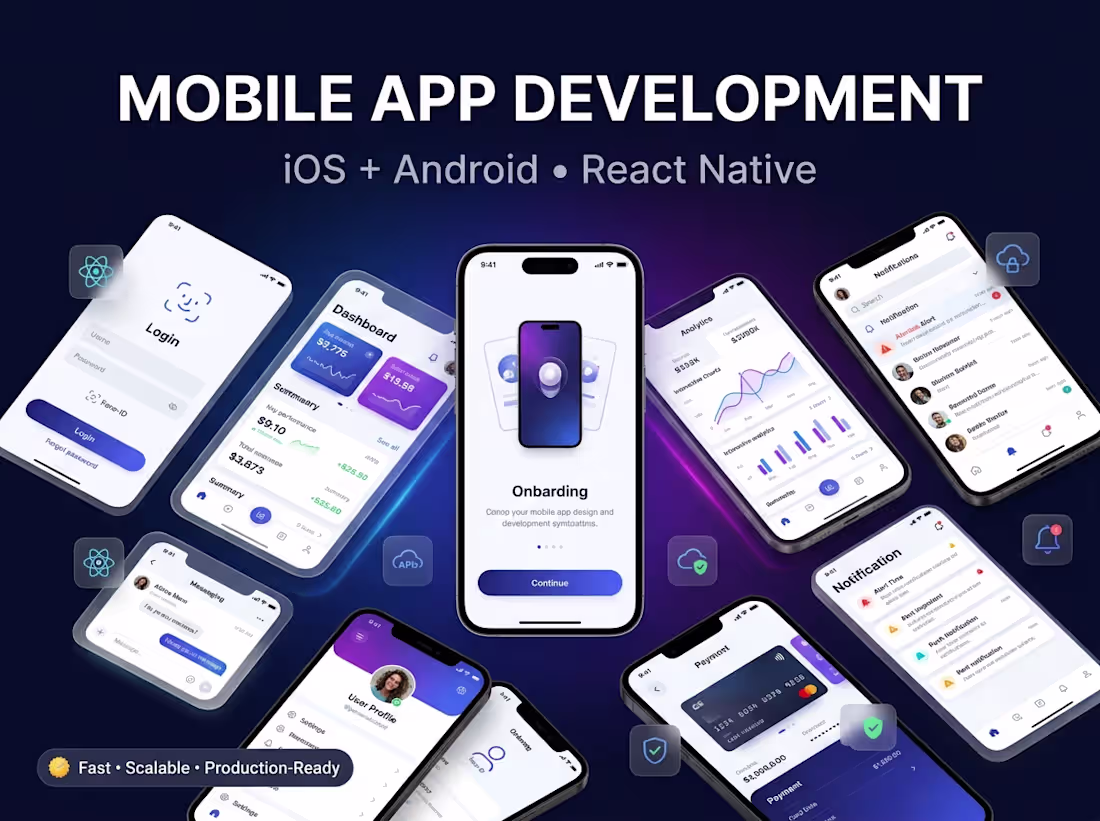 Cover image for Cross-Platform Mobile App Development for iOS & Android
