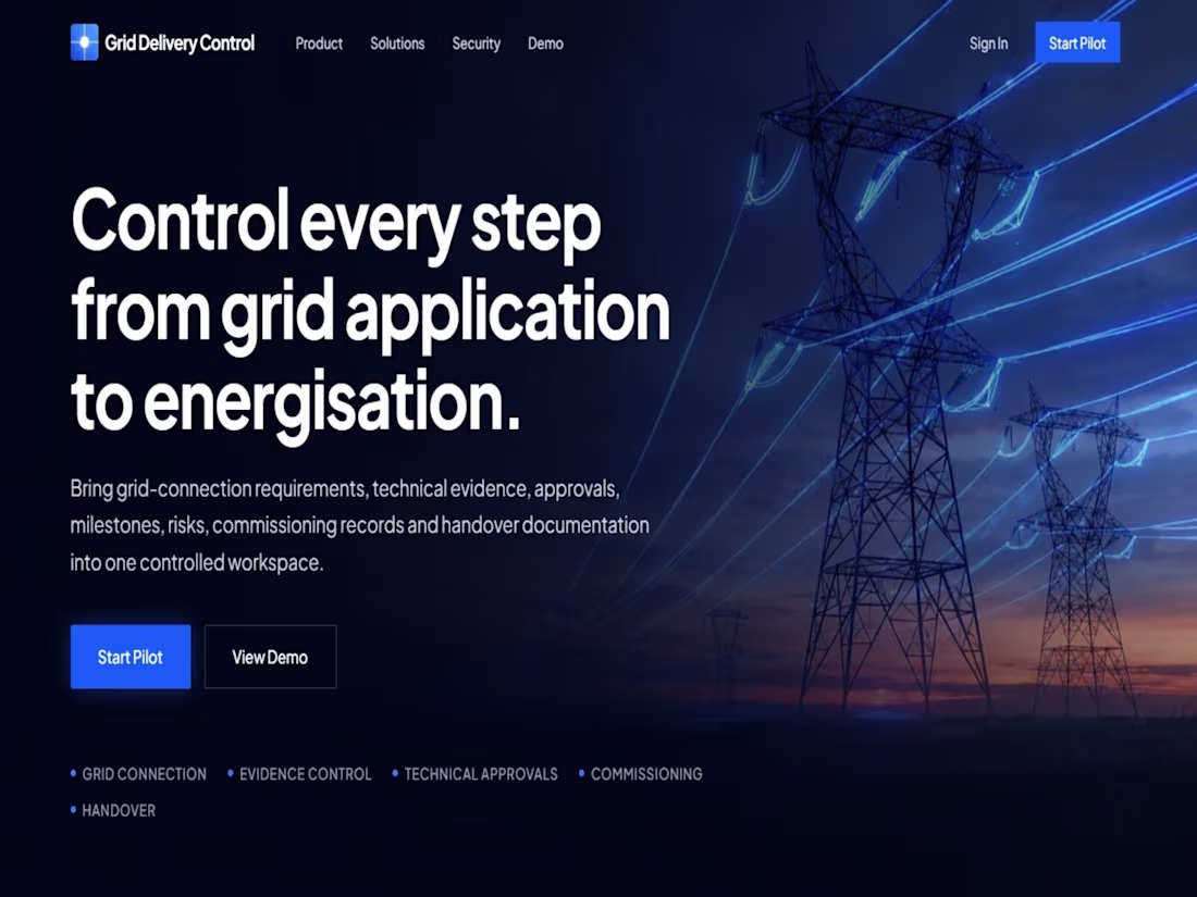 Cover image for Grid Delivery Control — Grid