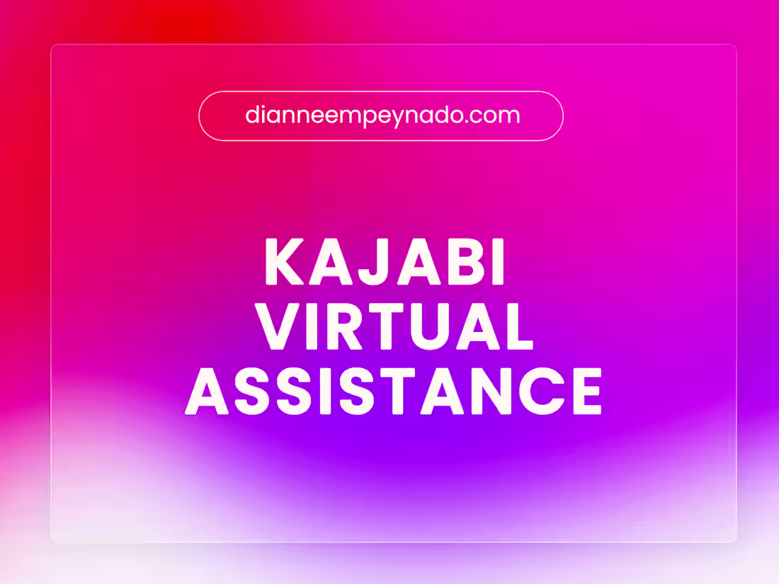 Cover image for Kajabi Virtual Assistance