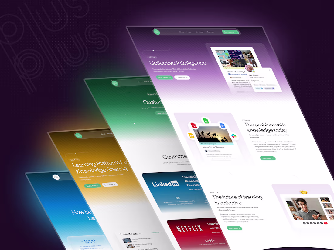 Cover image for Enterprise SaaS Website Redesign in