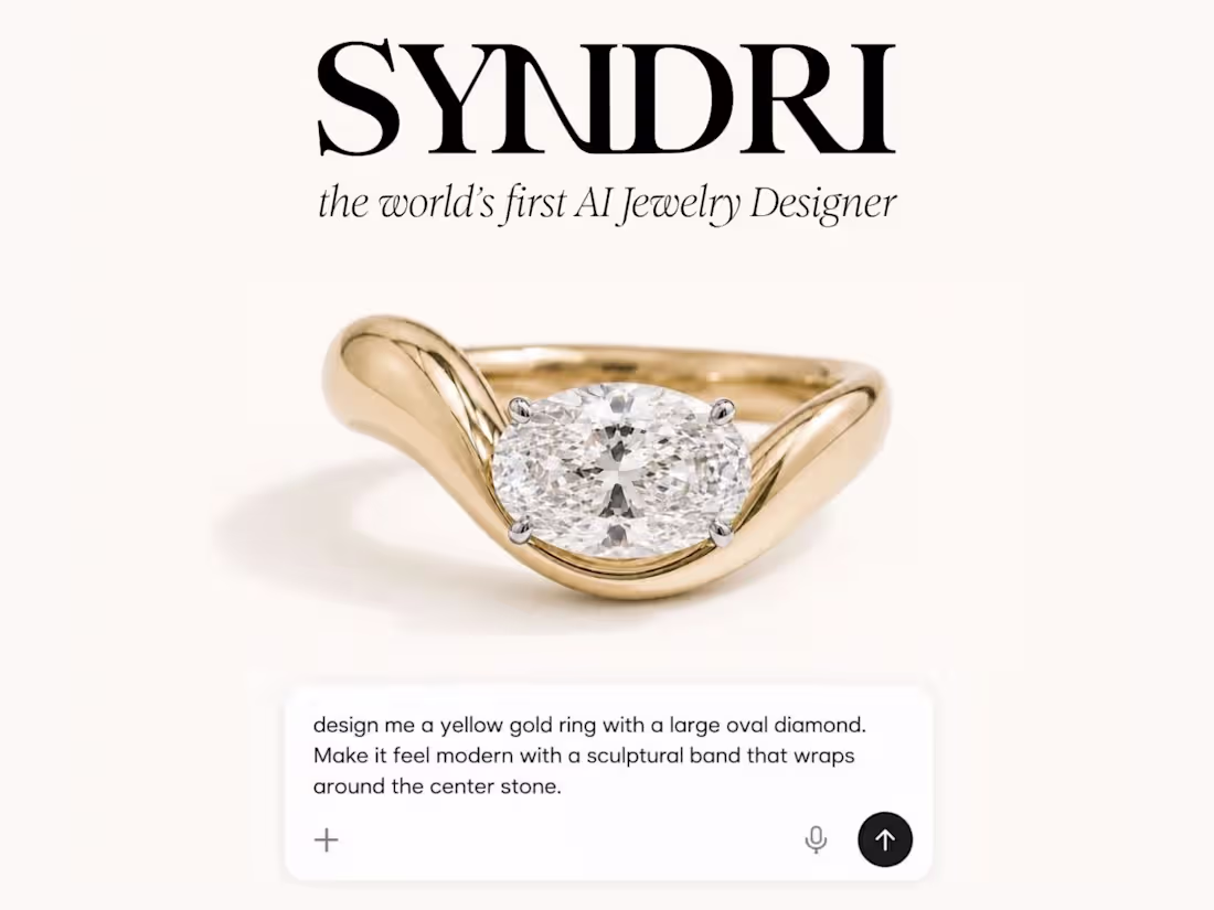 Cover image for SYNDRI - the world’s first AI jewelry designer.