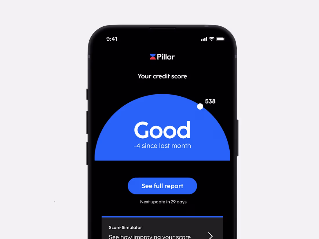 Cover image for Brand identity for Pillar, founded by ex-Revolut employees.
