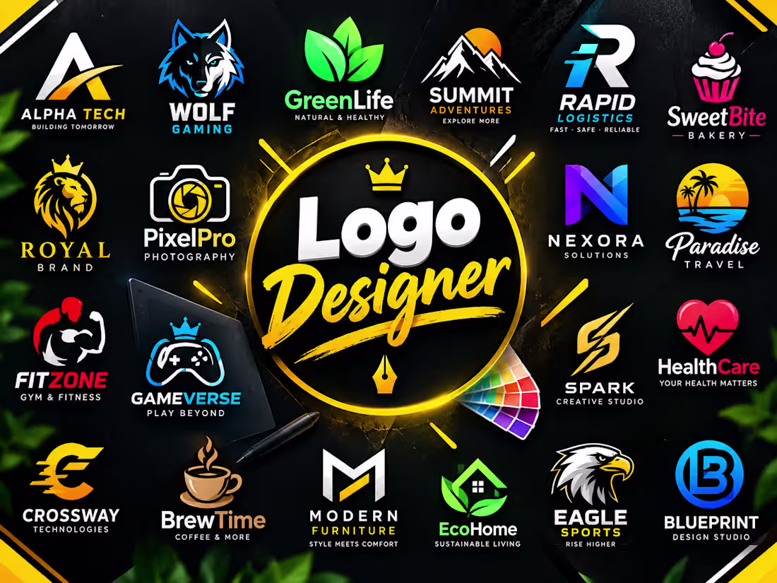 Cover image for 🔥 Creative Logo Design Showcase