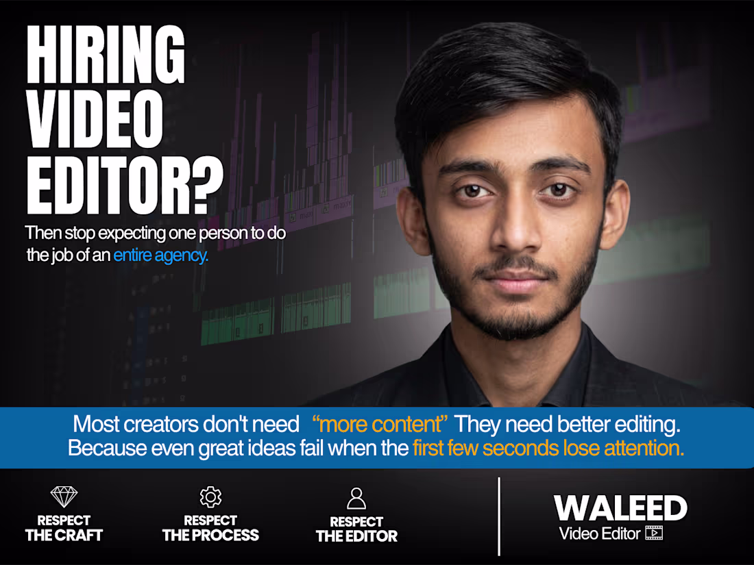 Cover image for Video Editing | Motion Graphics