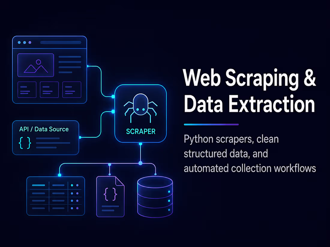 Cover image for Build a Web Scraping & Data Extraction Pipeline