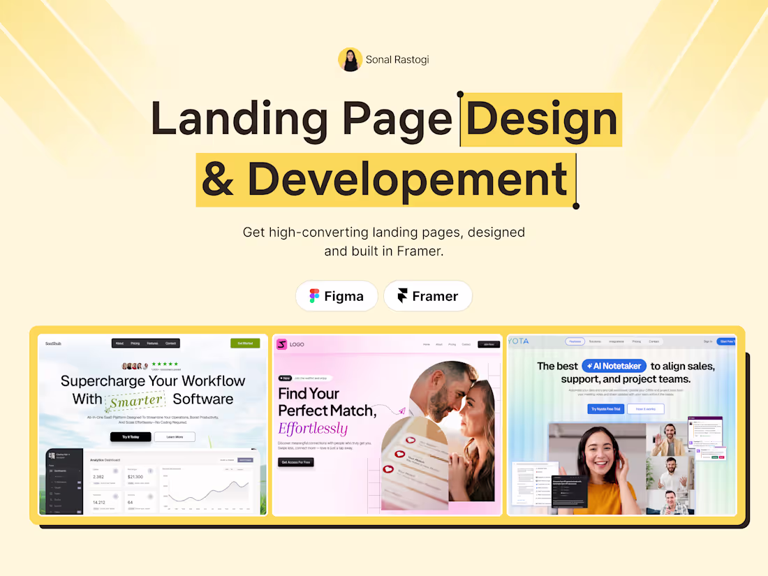 Cover image for Landing Page Design & Development