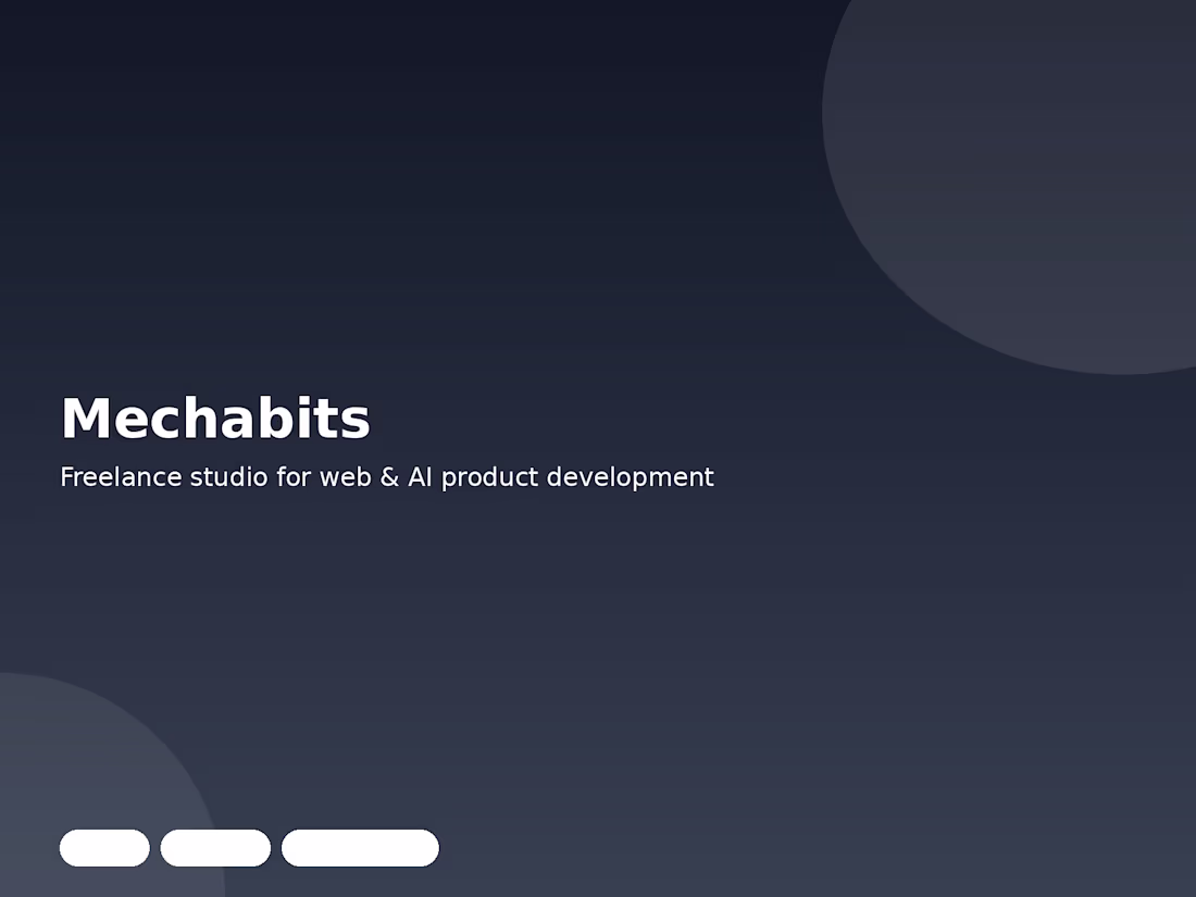 Cover image for Mechabits