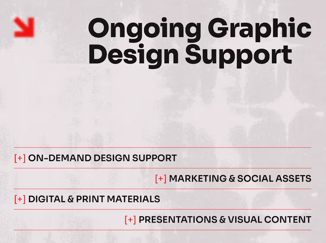 Cover image for Ongoing Graphic Design Support