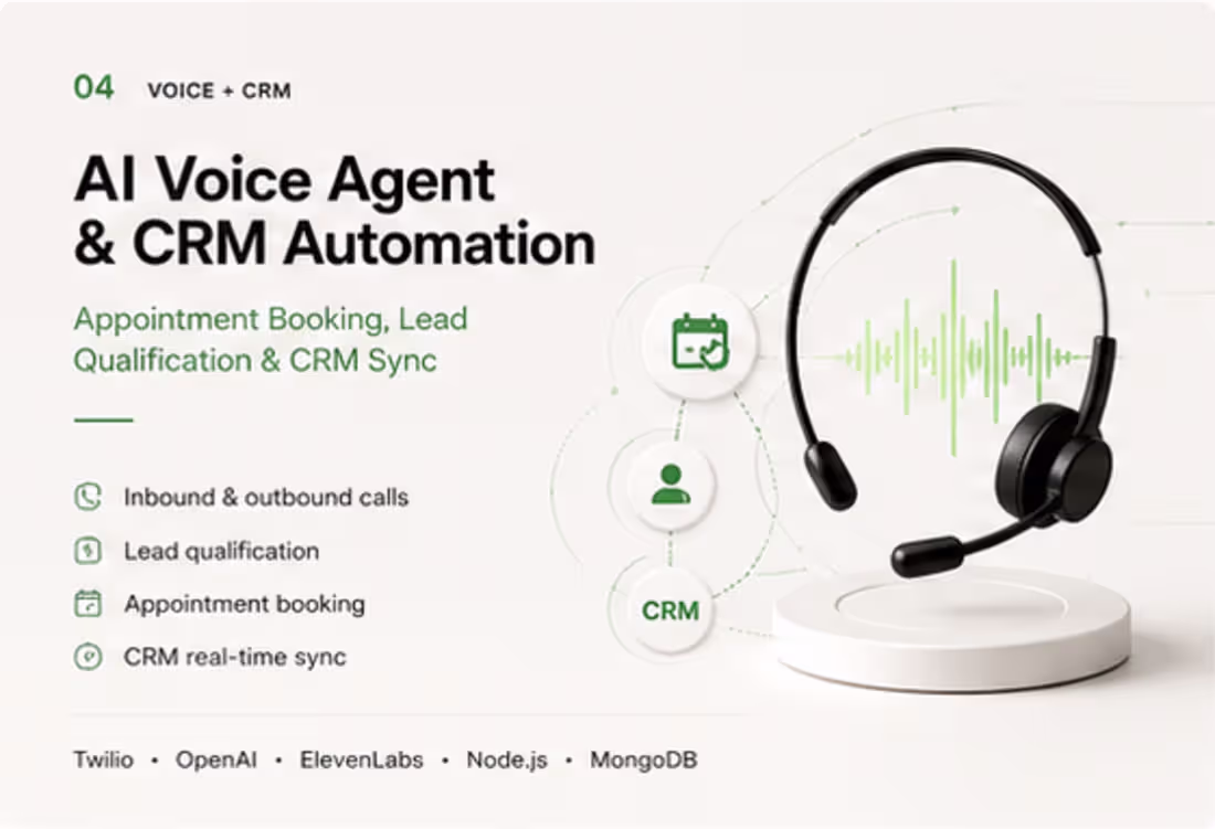 Cover image for AI Voice Agent | Inbound,