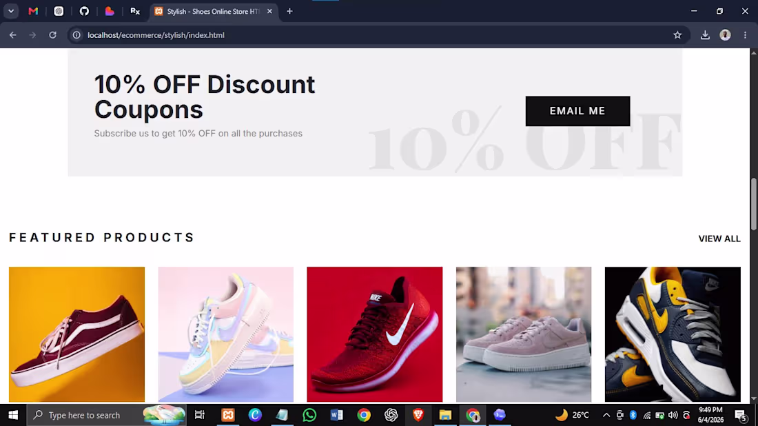 Cover image for Stylish Ecommerce Store
Modern ecommerce storefront
