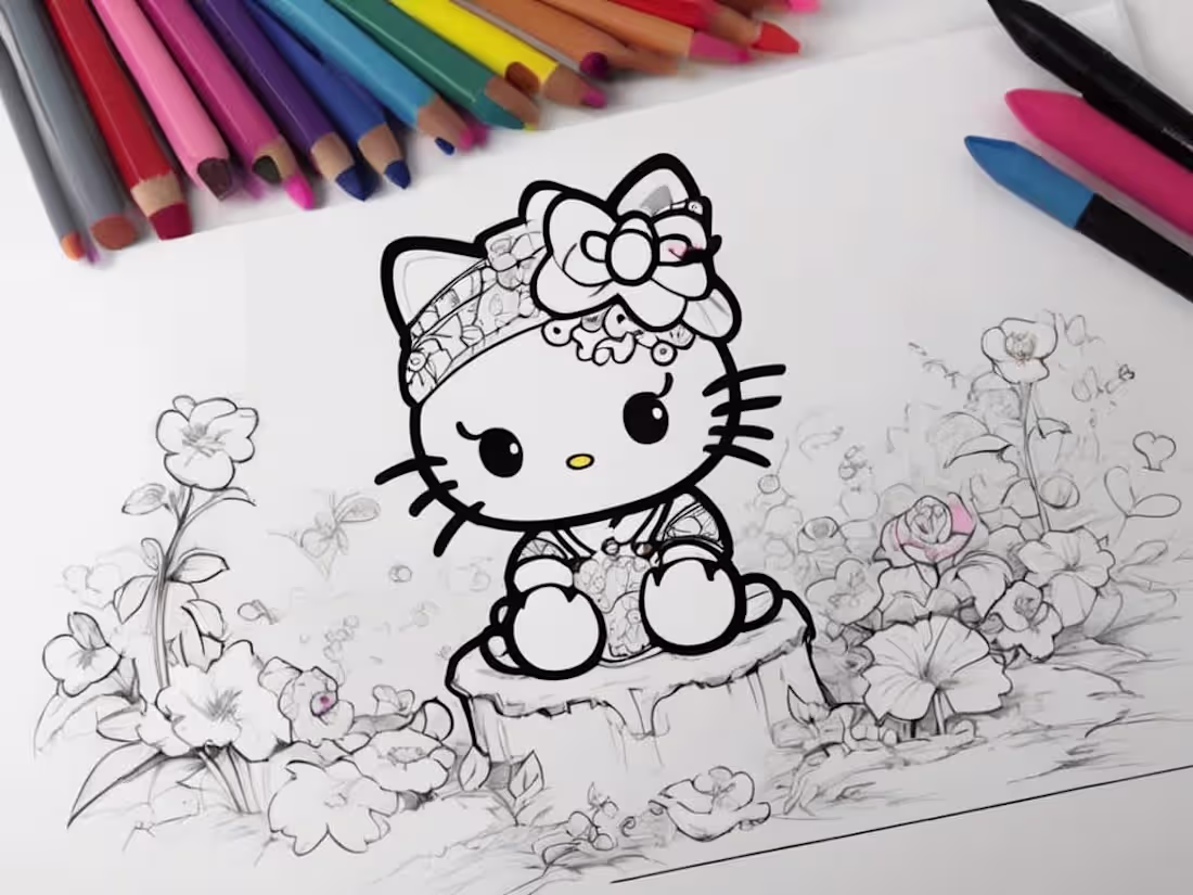 Cover image for I will create Amazon KDP colouring book cover and interior pages