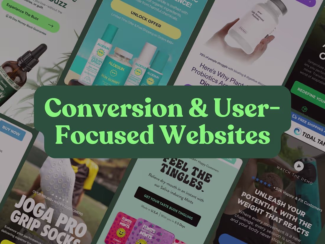 Cover image for 👀 Conversion & User-Focused Websites | Expert Replo Developer