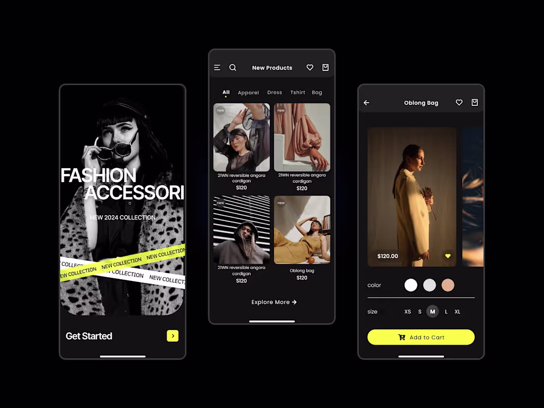 Cover image for Fashion Accessories E-commerce App Design