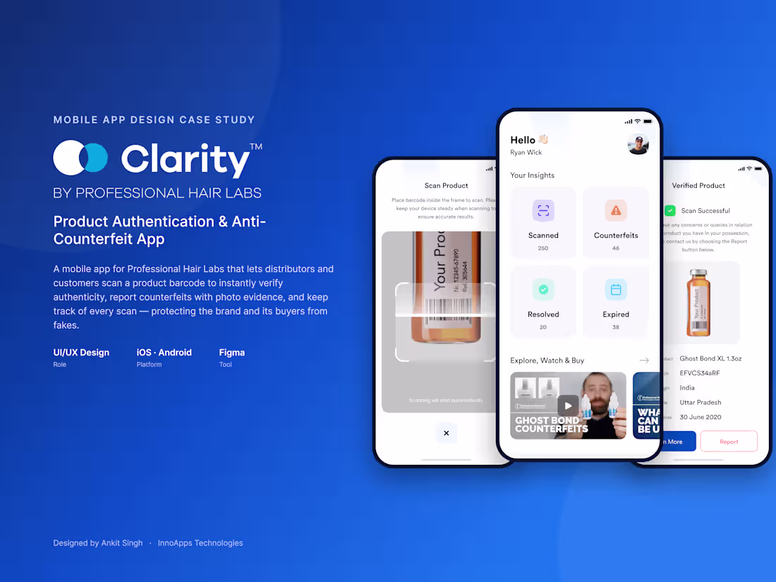 Cover image for Mobile app design for Professional