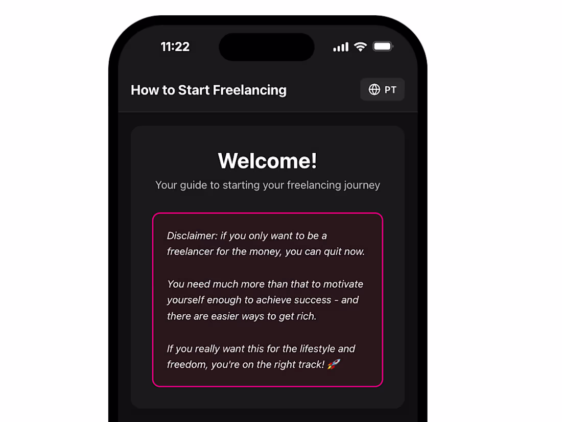 Cover image for Interactive web page/app creation