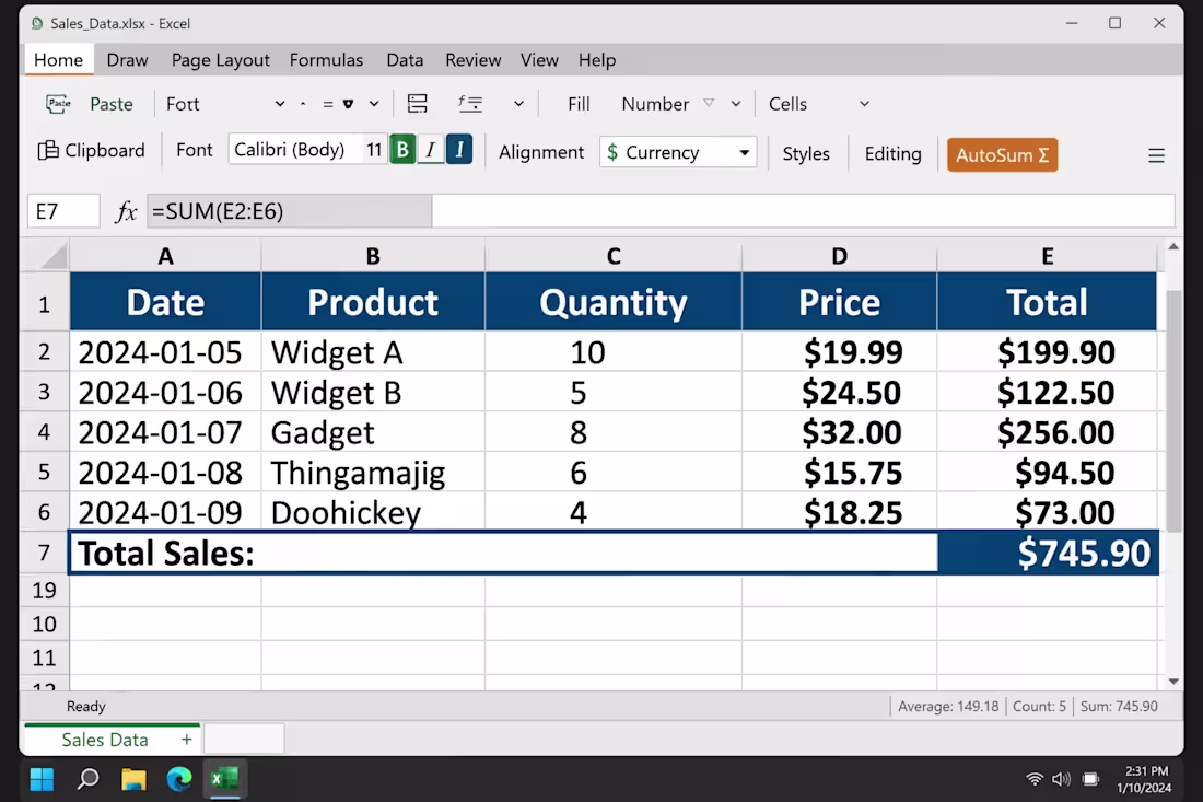 Cover image for Data entry -excel cleanup sample