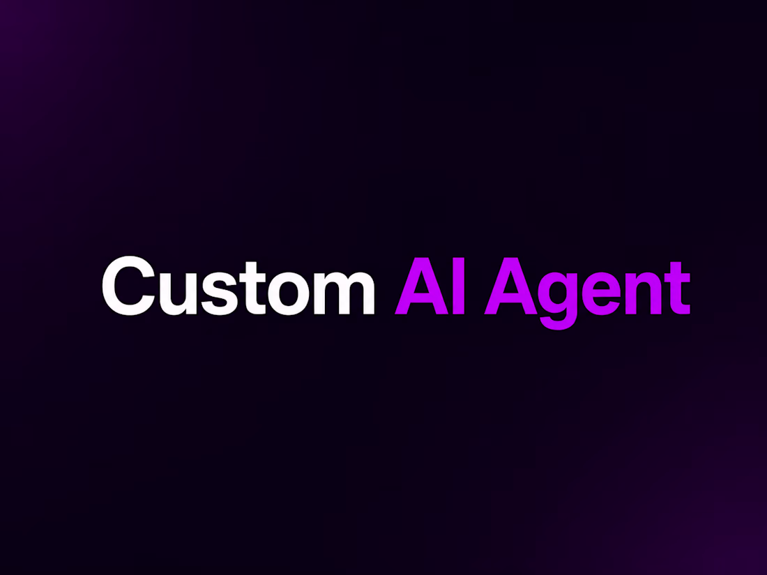 Cover image for Custom AI Agents & Workflow Automation for SaaS