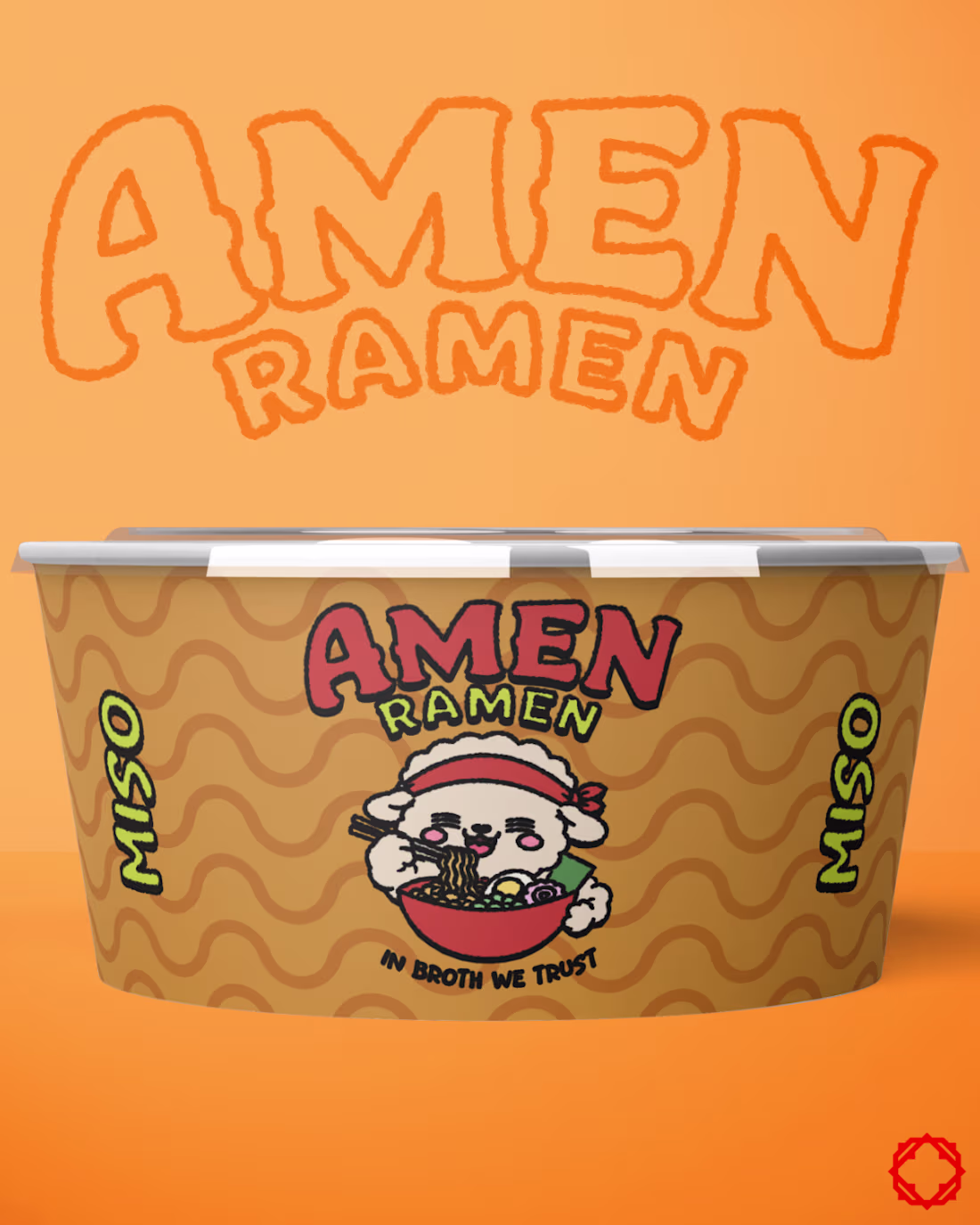 Cover image for A playful branding project created for a modern ramen restau...