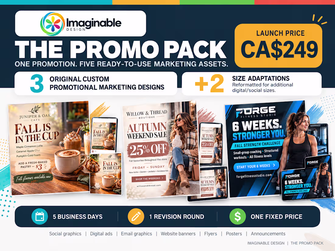 Cover image for Small Business Promotional Design Package