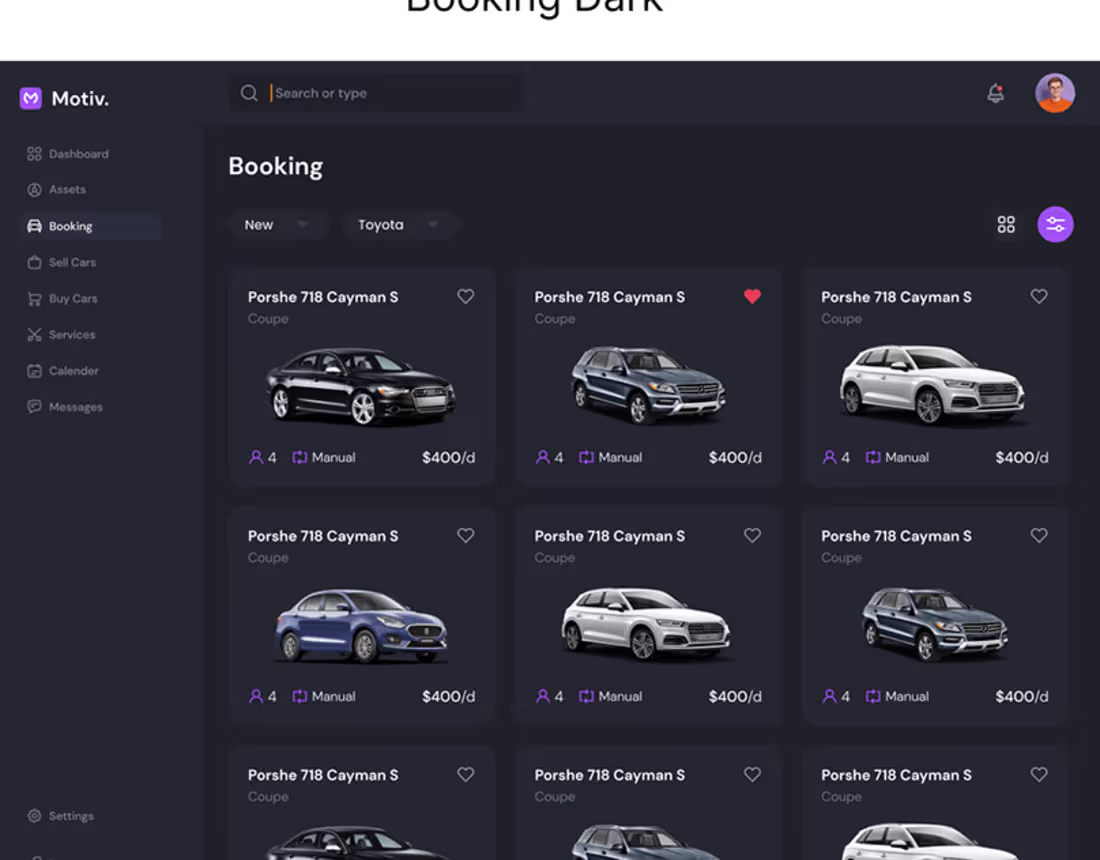 Cover image for Car Dashboard UI Design on Behance