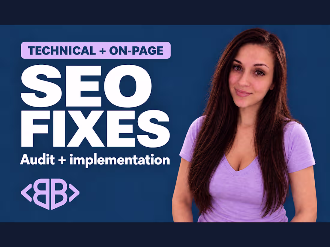 Cover image for Technical and On-Page SEO Audit with Website Fixes