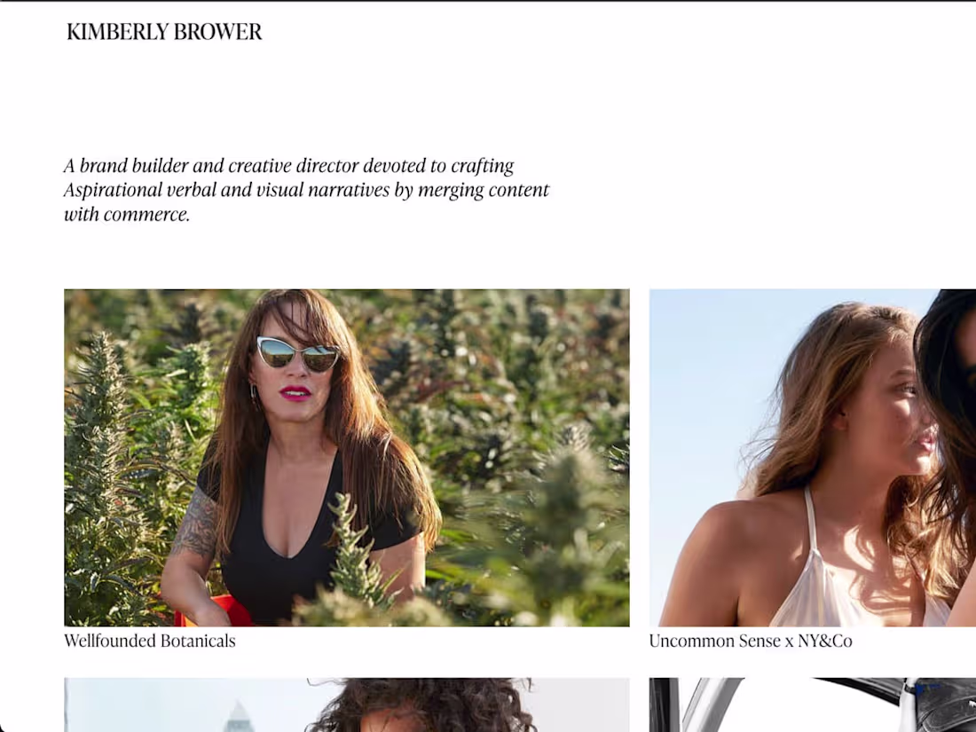 Cover image for Kimberly Brower - Brand Builder/Creative Director Portfolio