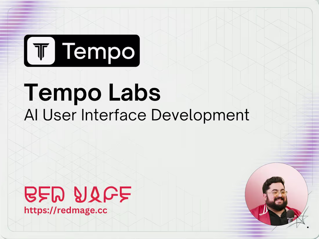 Cover image for Tempo Labs – AI UI Development