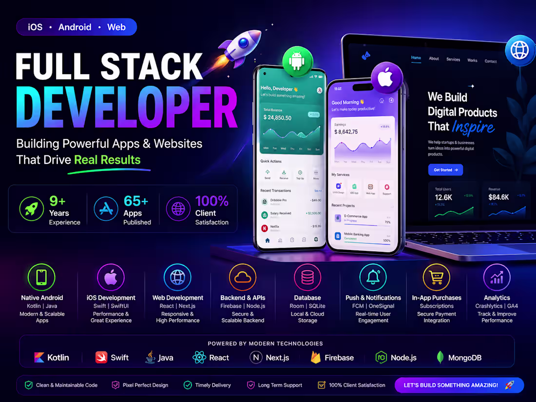 Cover image for Website Development & SaaS