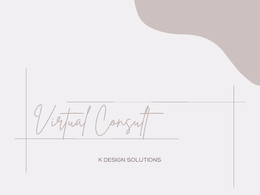 Cover image for Virtual Design Consult - 1:1 Expert Guidance Call