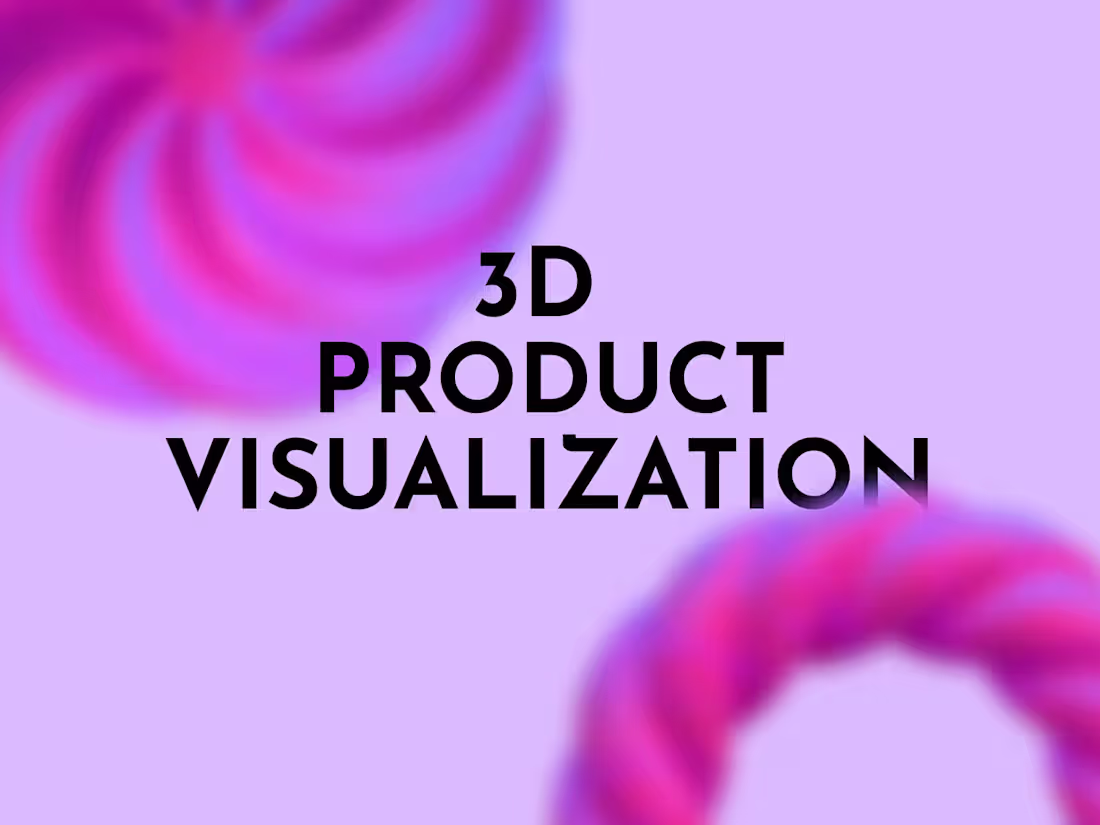 Cover image for 3D Product Visualization.