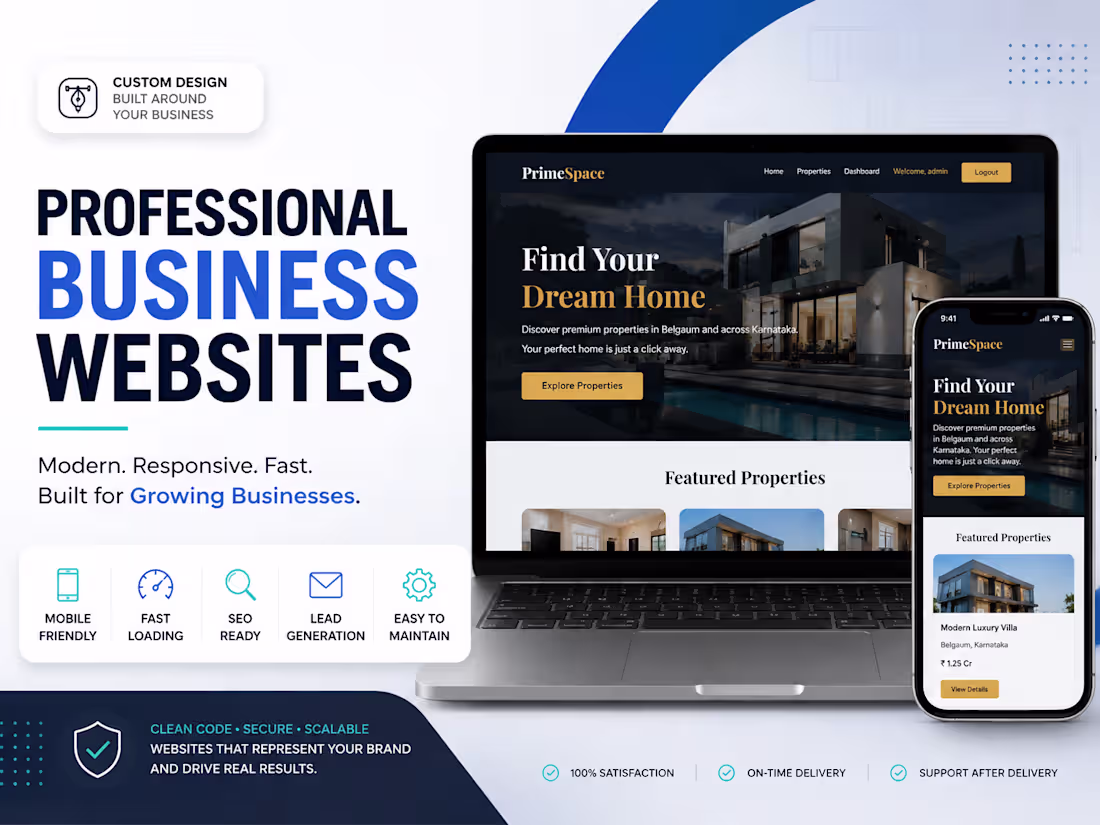 Cover image for Get a professional website for your business!