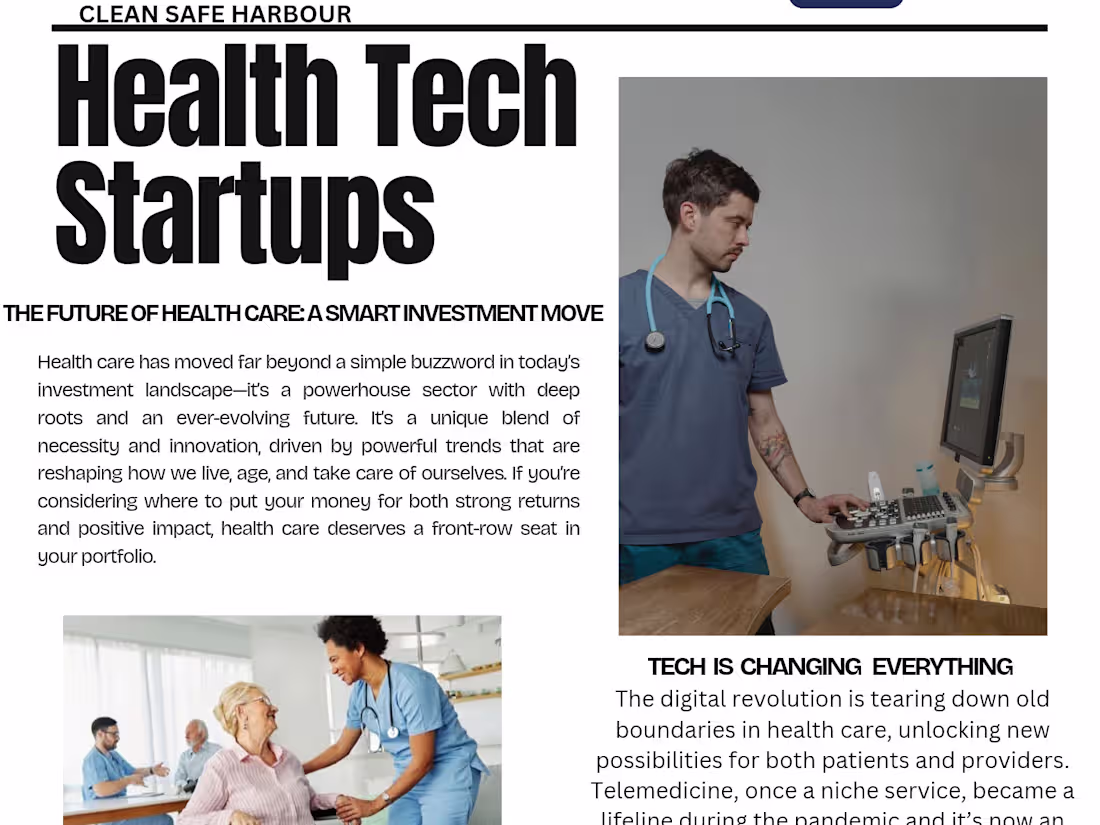 Cover image for Elevate your health-tech venture with engaging content and a...