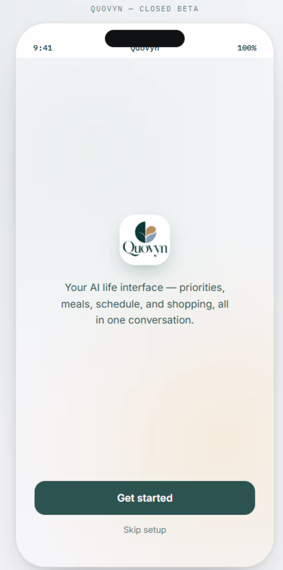 Cover image for Quovyn — Independent Product Development