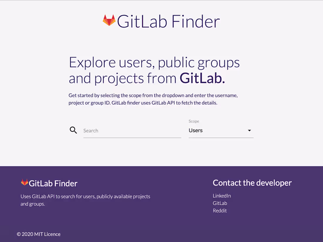 Cover image for Gitlab Finder