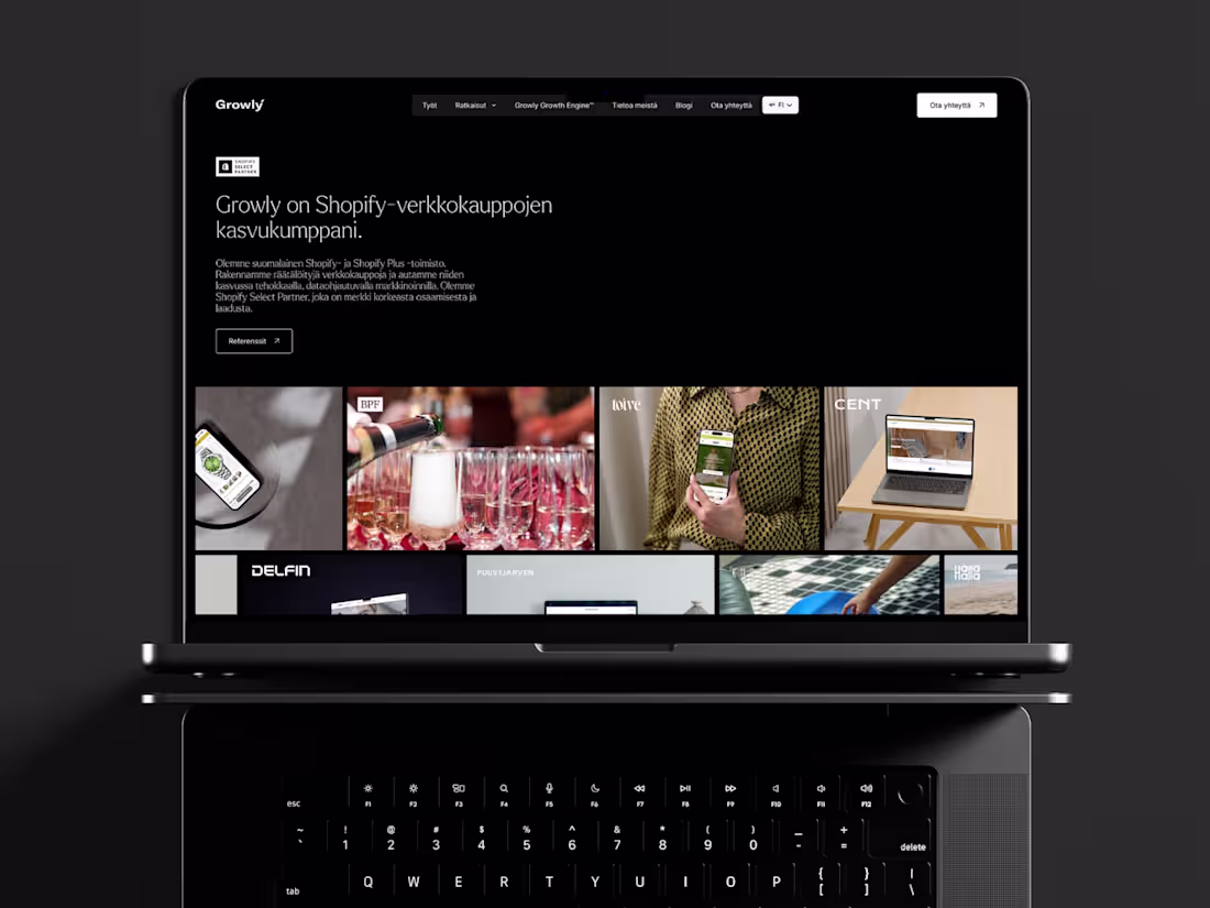 Cover image for Growly: Business website for Shopify partner digital agency