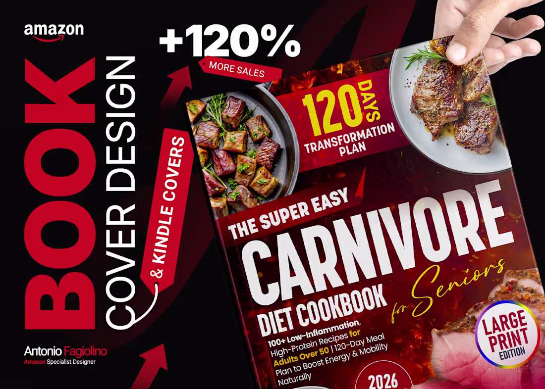 Cover image for Book Cover Design – Carnivore Cookbook