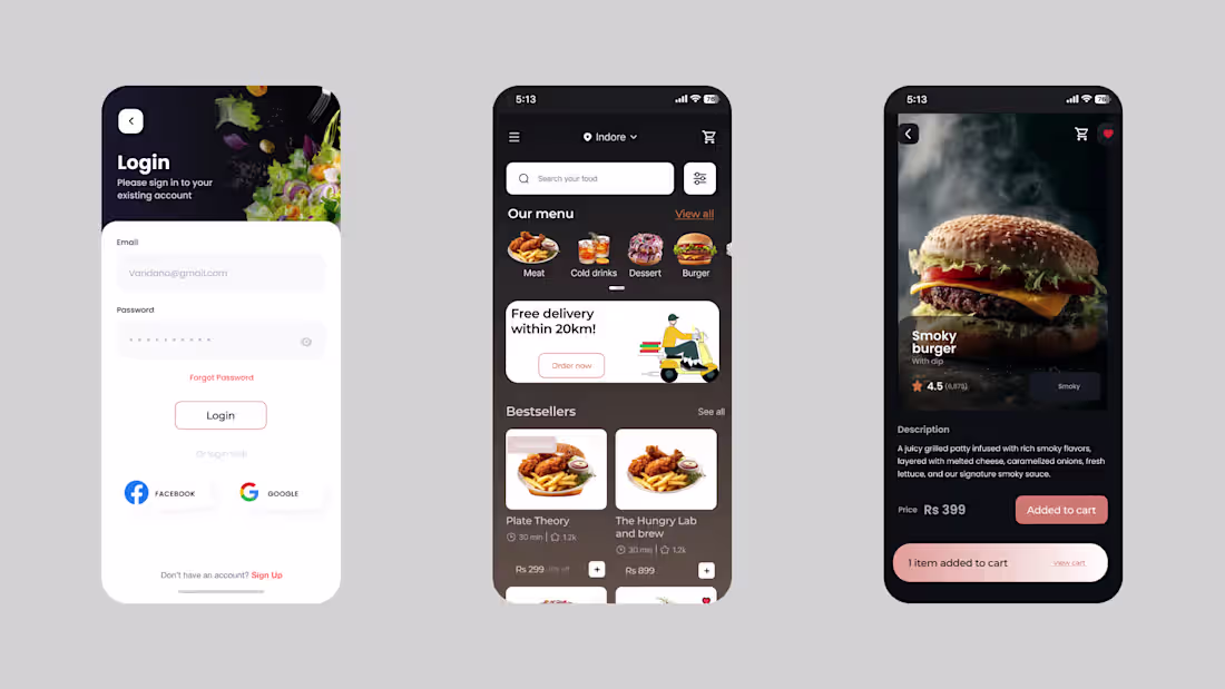 Cover image for Designed a user-friendly food delivery