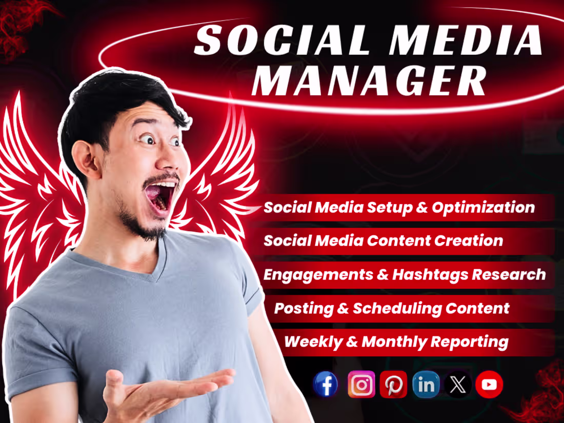 Cover image for Social Media Management & Content Creation