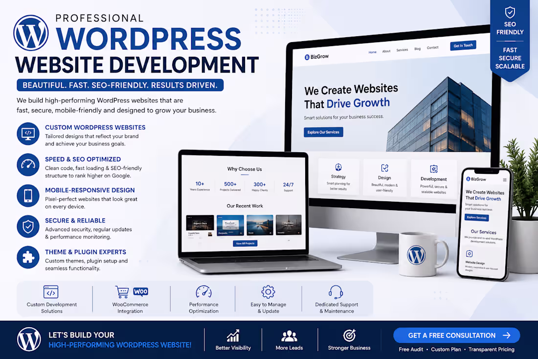 Cover image for Powerful WordPress Websites, Built to Perform