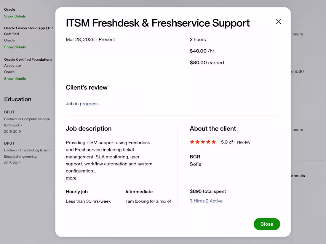 Cover image for ITSM Support & Helpdesk Operations