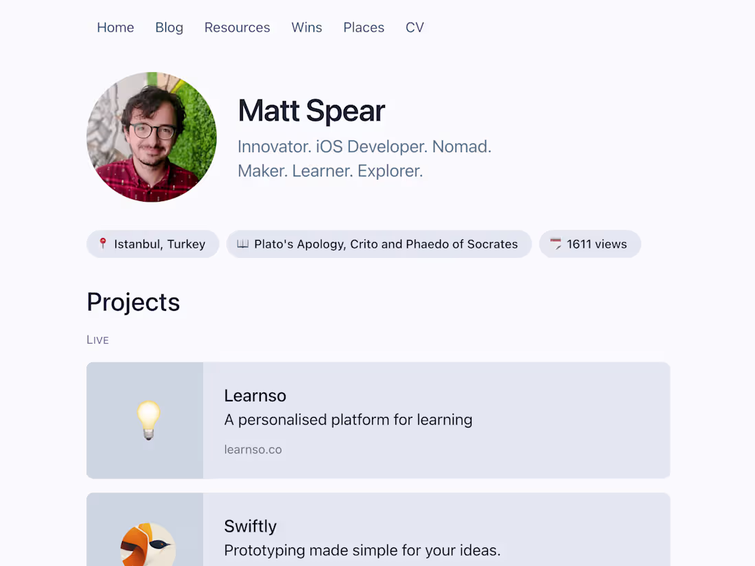 Cover image for mattspear.co