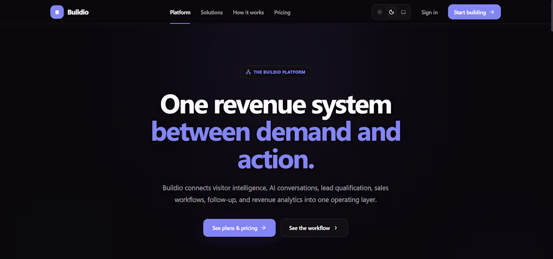 Cover image for Buildio is a full-stack web