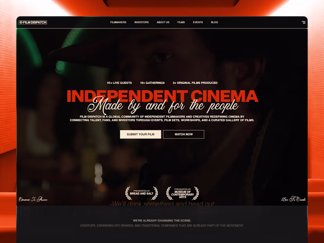 Cover image for Website ✦ The Film Dispatch