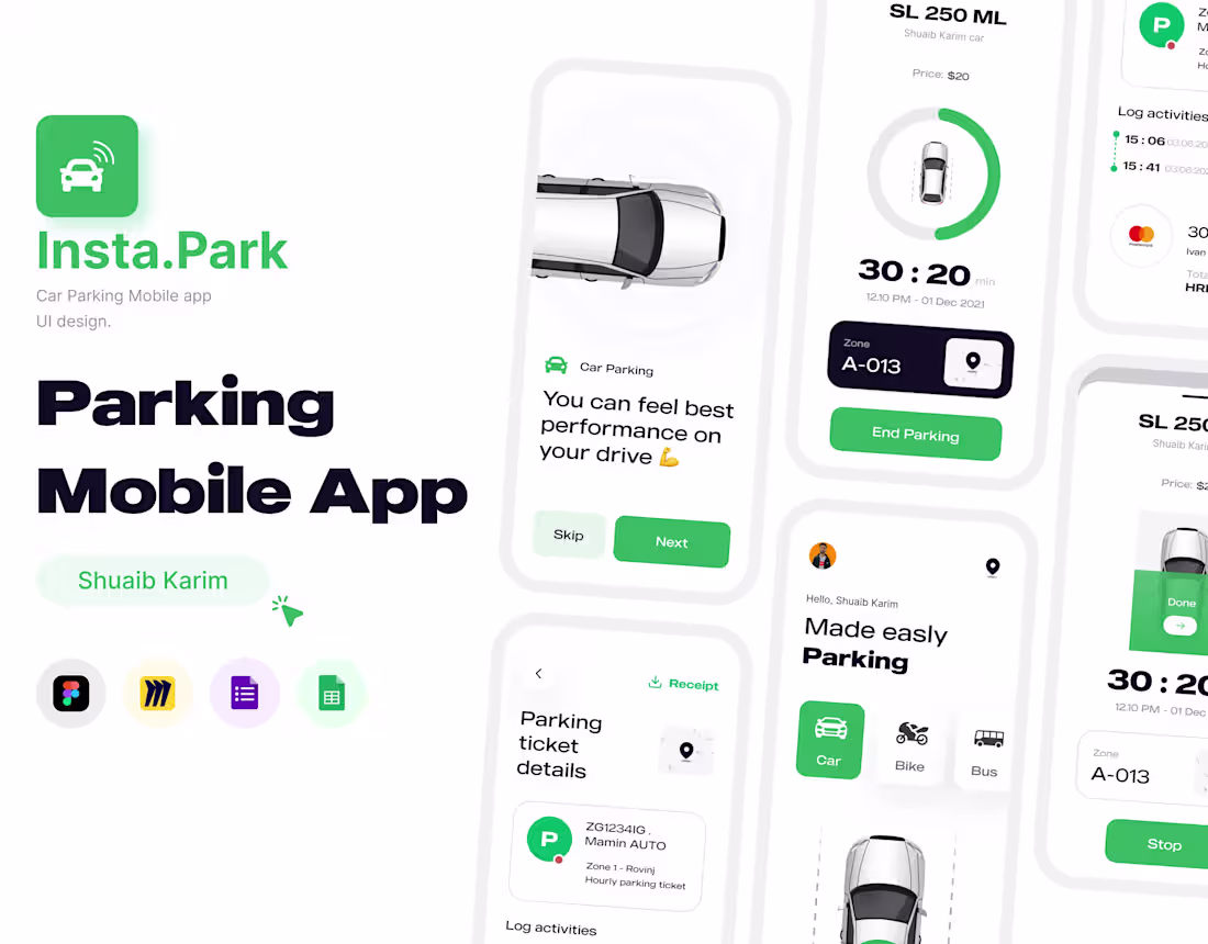 Cover image for Parking App