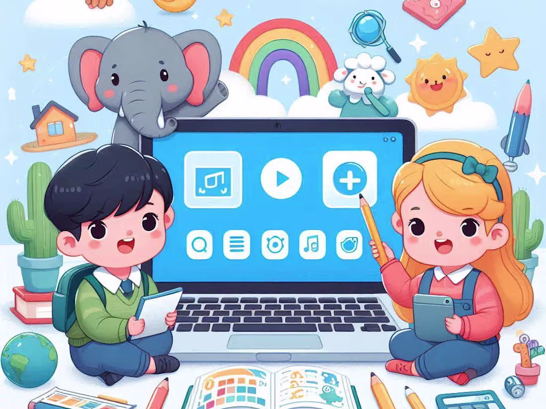 Cover image for Kids e-learning mobile app