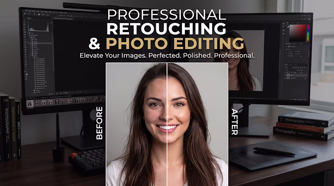 Cover image for I will do professional retouching and photo editing